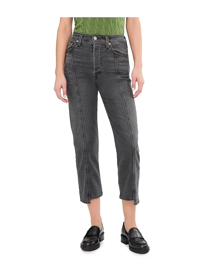 Джинсы с высокой посадкой модель Ribcage Ankle Seamed Edge Levi's Womens