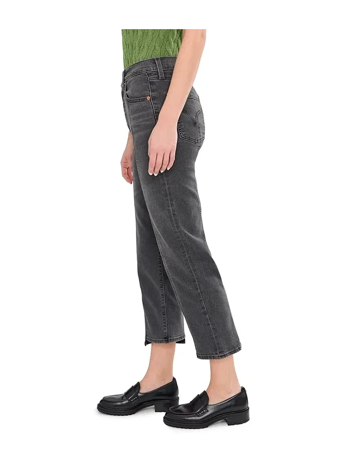 Джинсы с высокой посадкой модель Ribcage Ankle Seamed Edge Levi's Womens — изображение 3 из 5, розовый