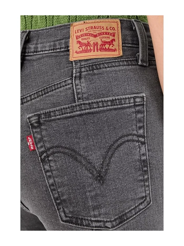 Джинсы с высокой посадкой модель Ribcage Ankle Seamed Edge Levi's Womens — изображение 5 из 5, розовый