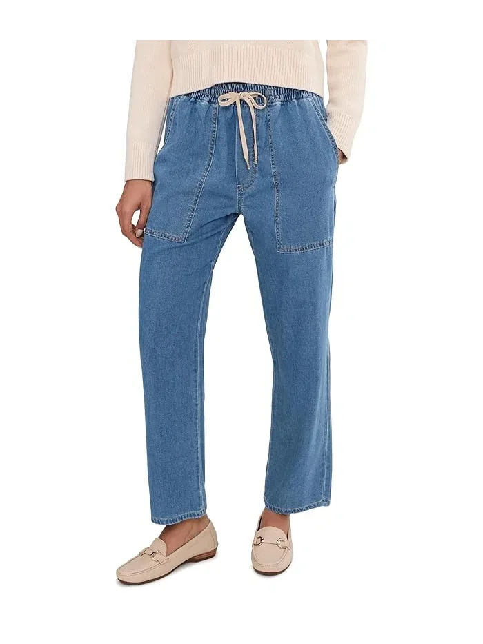 Джинсы прямые Liverpool Los Angeles Easy Mid-Rise Pull-on Crop