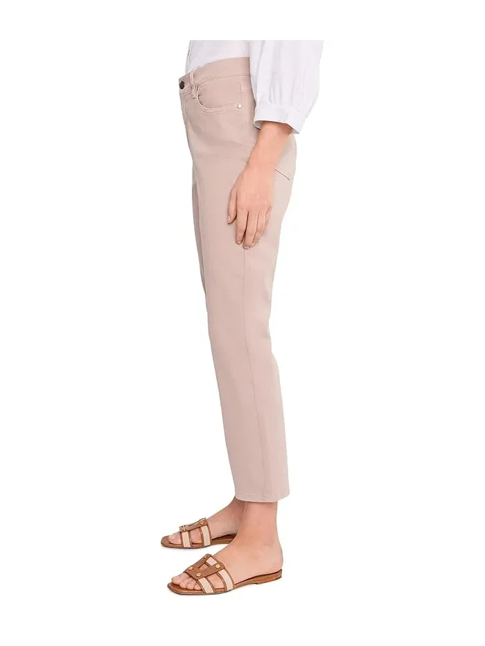 Джинсы Garment Dyed Cotton Stretch Denim Ankle Kick Eileen Fisher — изображение 3 из 5, пшеница