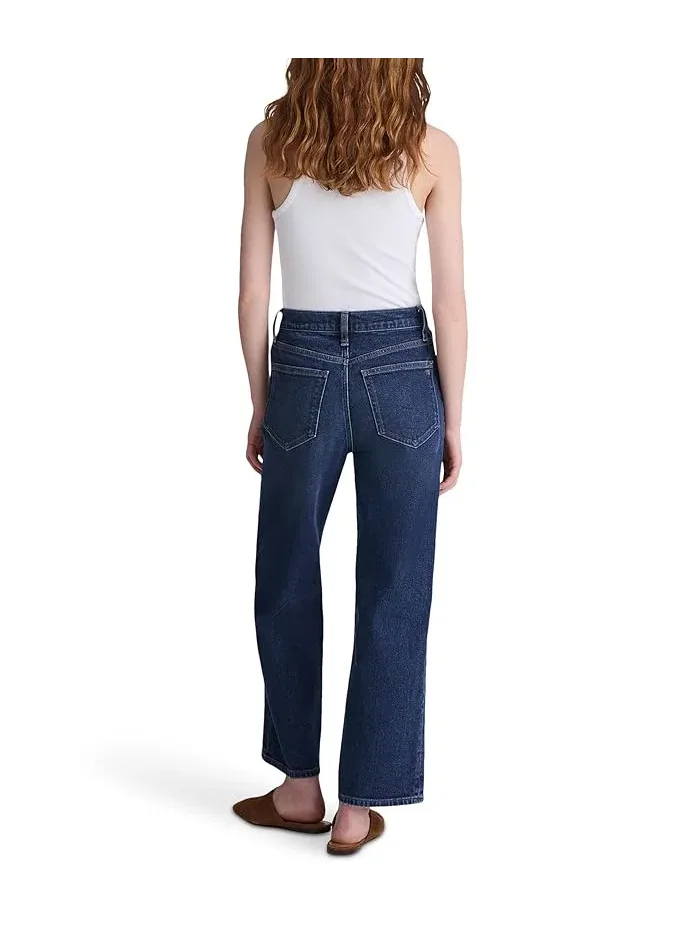 Джинсы Wide-Leg Crop The Perfect Vintage Madewell, Lighthouse — изображение 3 из 4, синий