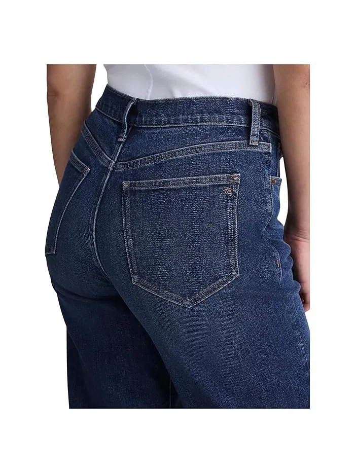 Джинсы Wide-Leg Crop The Perfect Vintage Madewell, Lighthouse — изображение 4 из 4, синий
