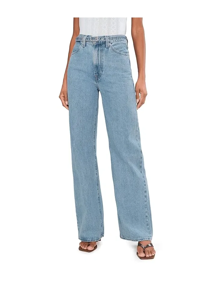 Джинсы с высокой посадкой Ribcage Wide Leg Belted Levi's Premium, Multiple Options