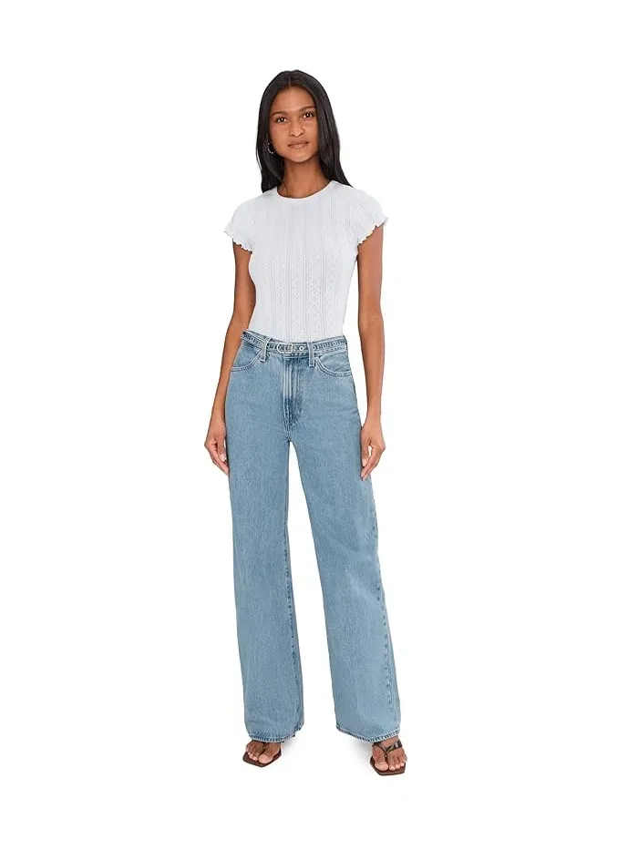 Джинсы с высокой посадкой Ribcage Wide Leg Belted Levi's Premium, Multiple Options — изображение 2 из 5, несколько вариантов
