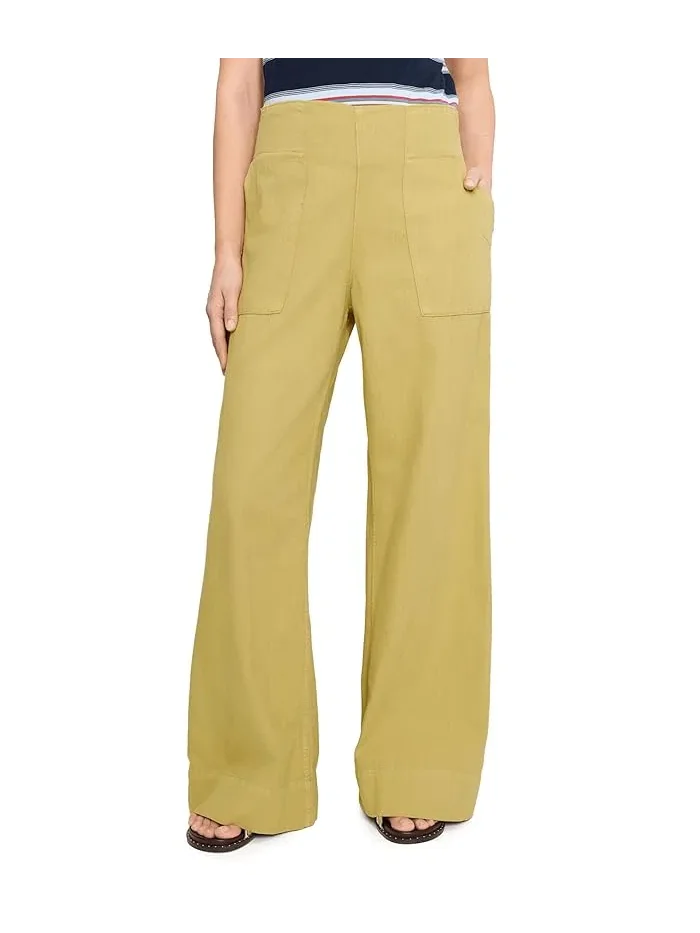 Джинсы свободные Breezy Denim Pull-On Free People, Antelope