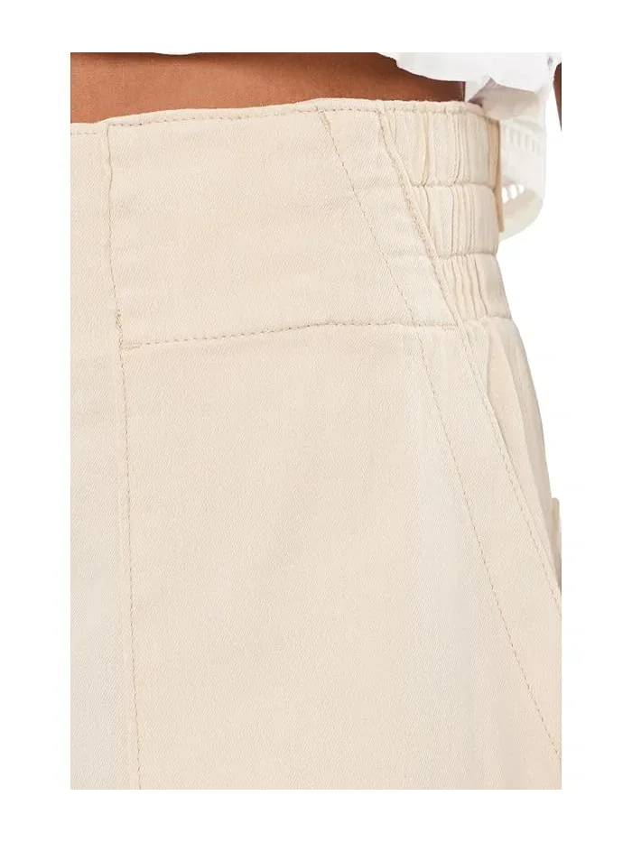 Джинсы свободные модель Breezy Denim Pull-On Free People — изображение 5 из 5, белый