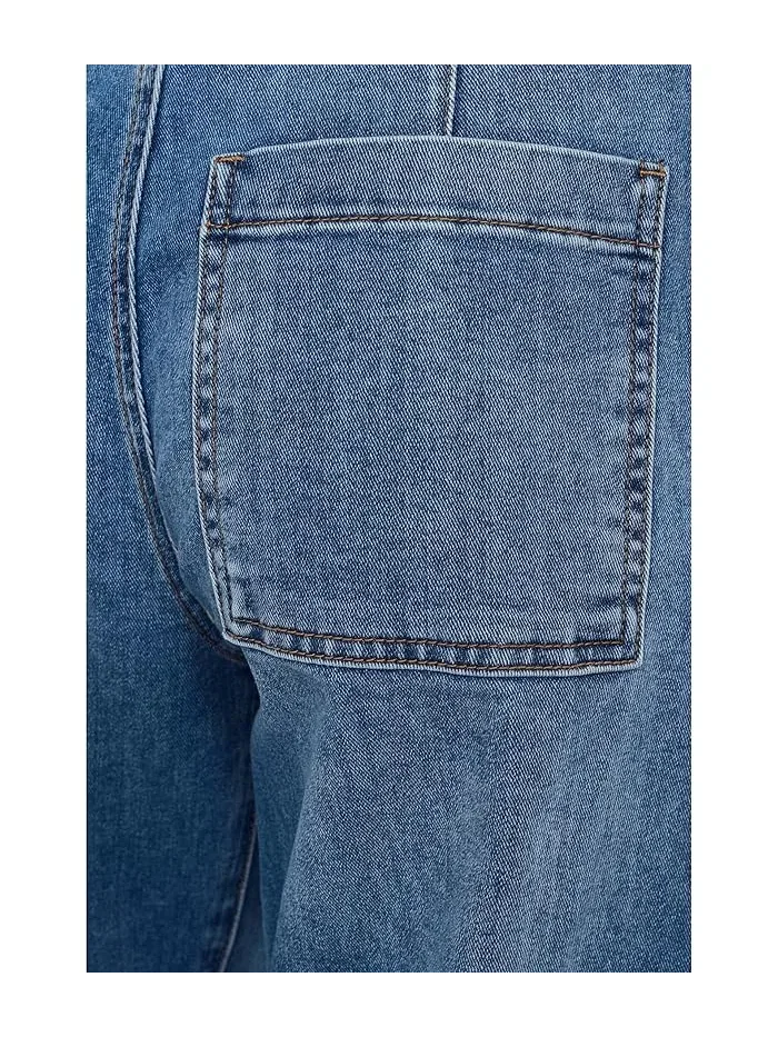 Джинсы barrel fit Petite Ashton KUT from the Kloth — изображение 5 из 5, синий