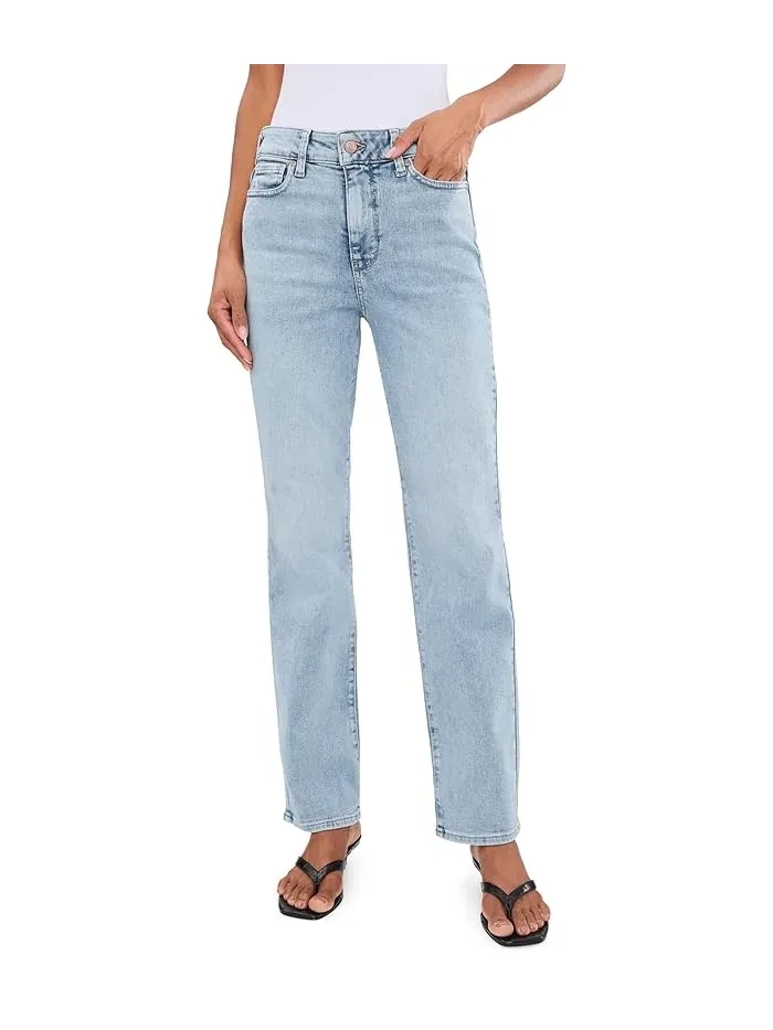 Джинсы прямого кроя из переработанного денима Re-New Denim Straight Jeans NYDJ
