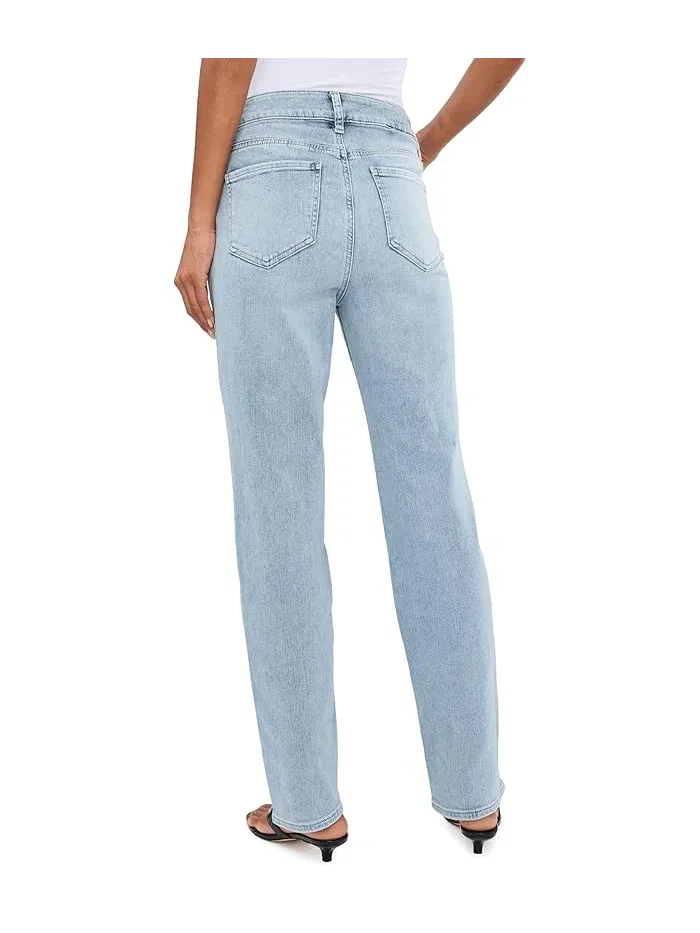 Джинсы прямого кроя из переработанного денима Re-New Denim Straight Jeans NYDJ — изображение 4 из 5, закат