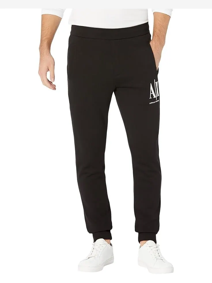 Брюки Armani Exchange Icon Cotton w/ Embroidered Logo — 1