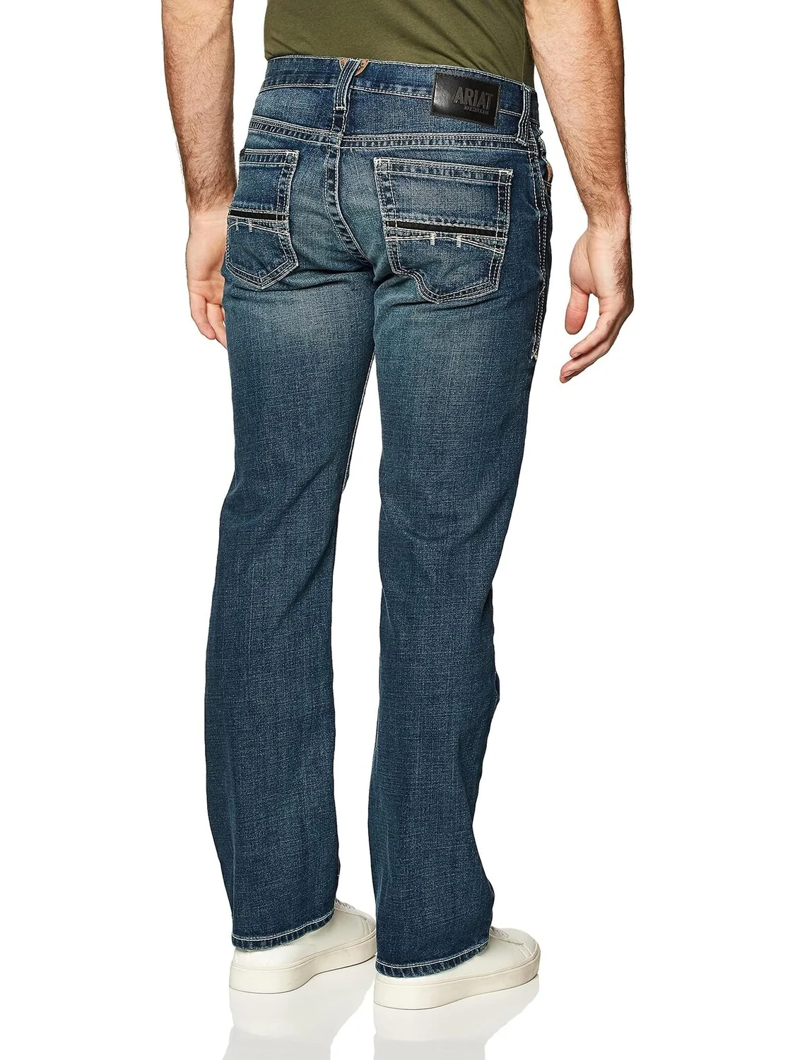 Джинсы Ariat M7 Straight Leg Coltrane in Silverton — изображение 2 из 3, серебряный