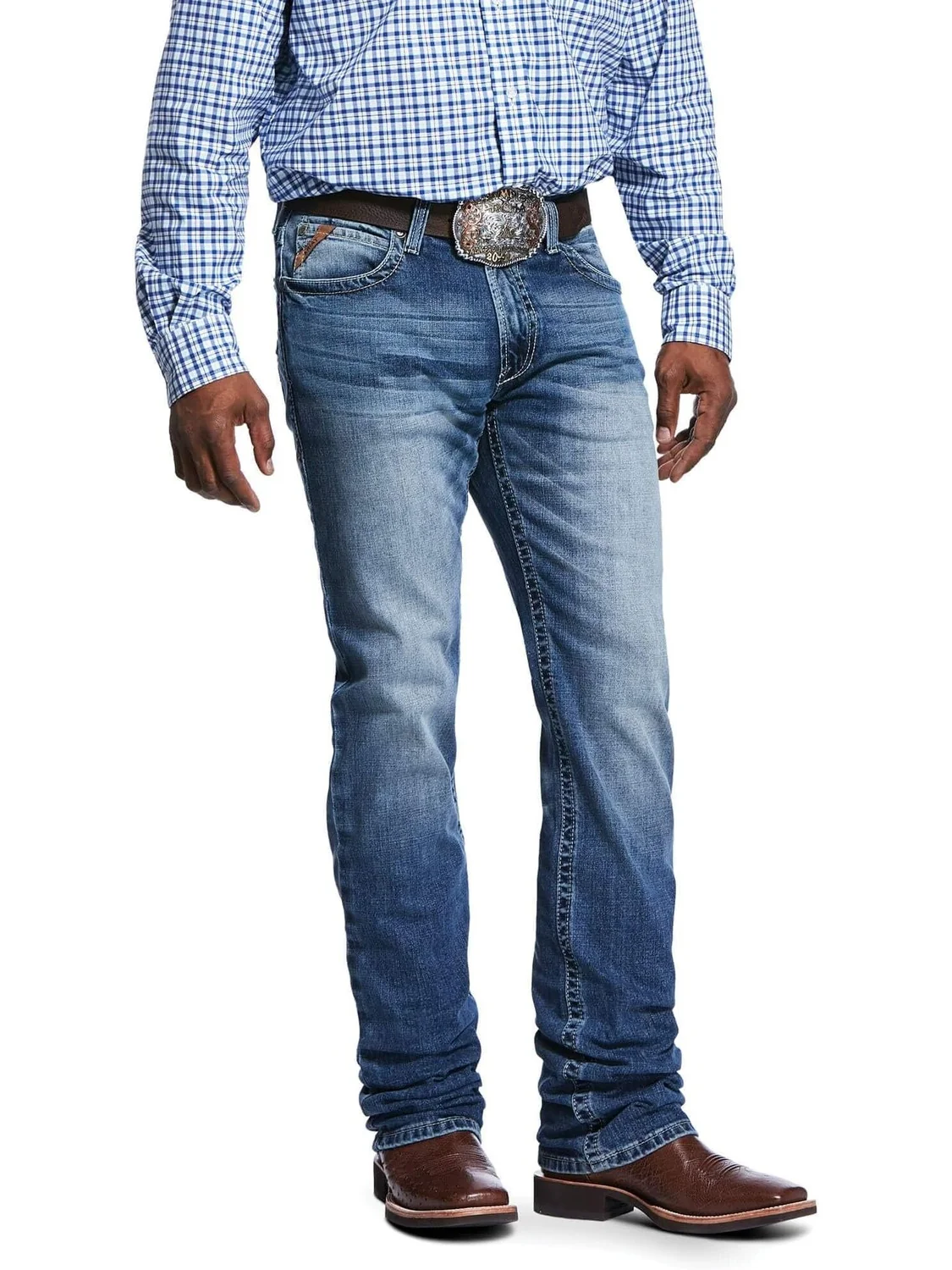 Джинсы M4 Low Rise Stackable Straight Leg Jeans in Dakota Ariat