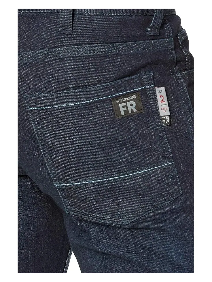 Джинсы Wolverine FR (Flame Resistant) Stretch Denim — изображение 3 из 4, джинсовый синий