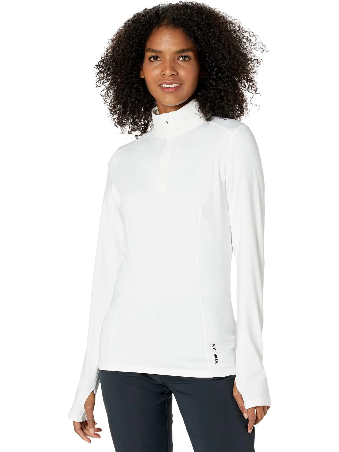 Micro-Elite Chamois Solid Zip-T Hot Chillys