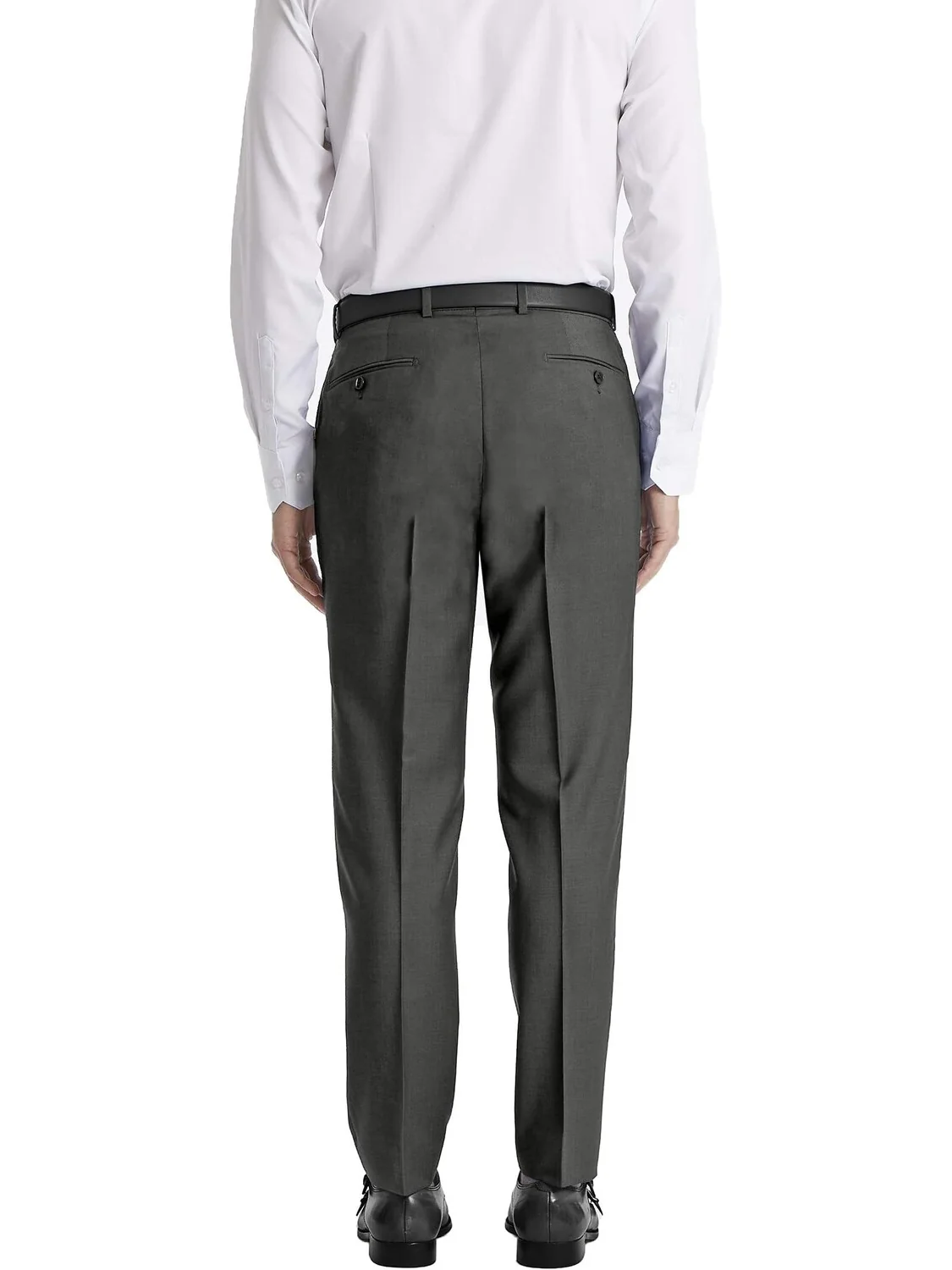 Брюки Calvin Klein Slim Fit Dress — изображение 4 из 4, серый