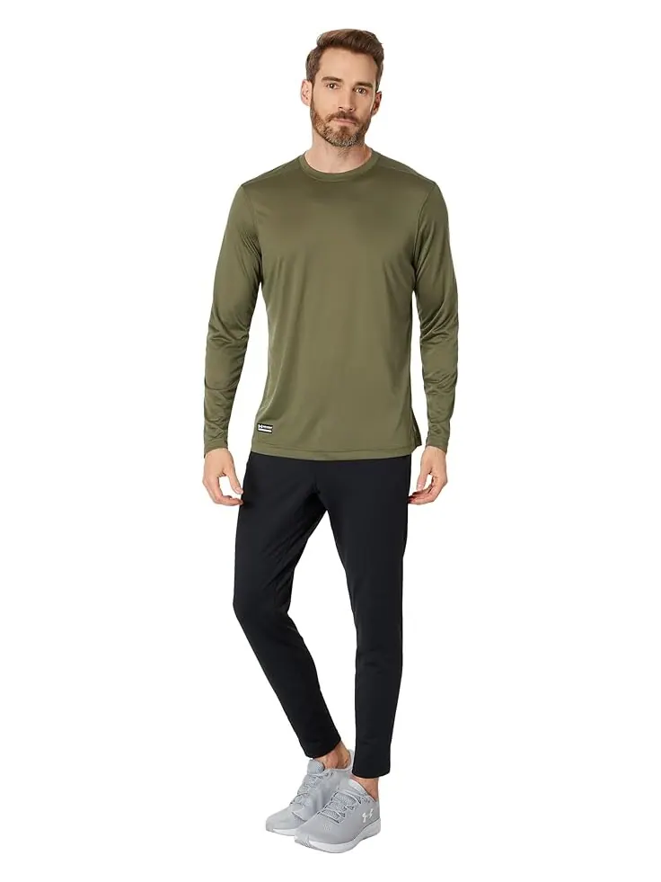 Футболка Under Armour UA Tac Tech Long Sleeve — изображение 4 из 4, зеленый