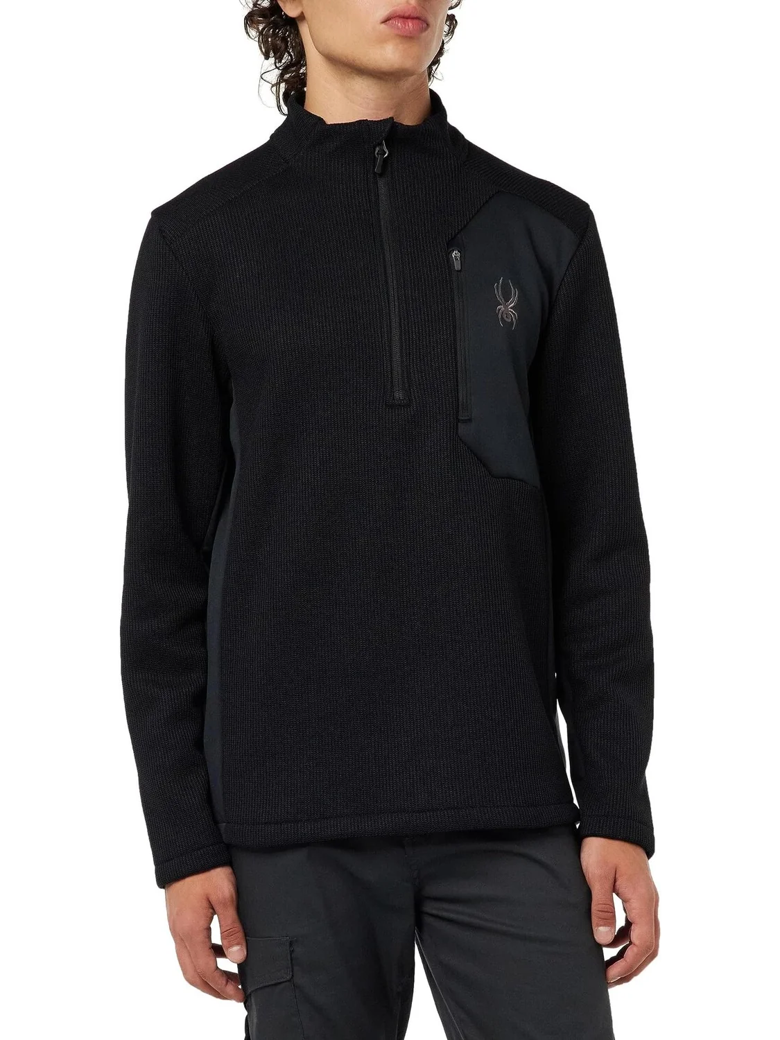 Куртка Bandit 1/2 Zip Spyder — черный