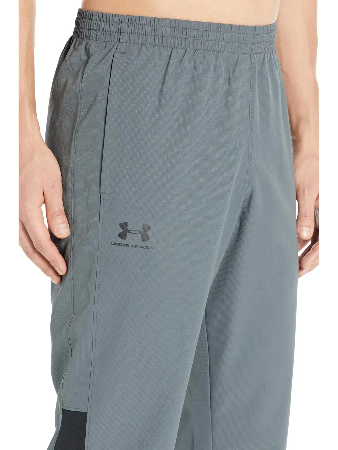Брюки Under Armour Vital Woven — изображение 4 из 4, серый/черный/черный