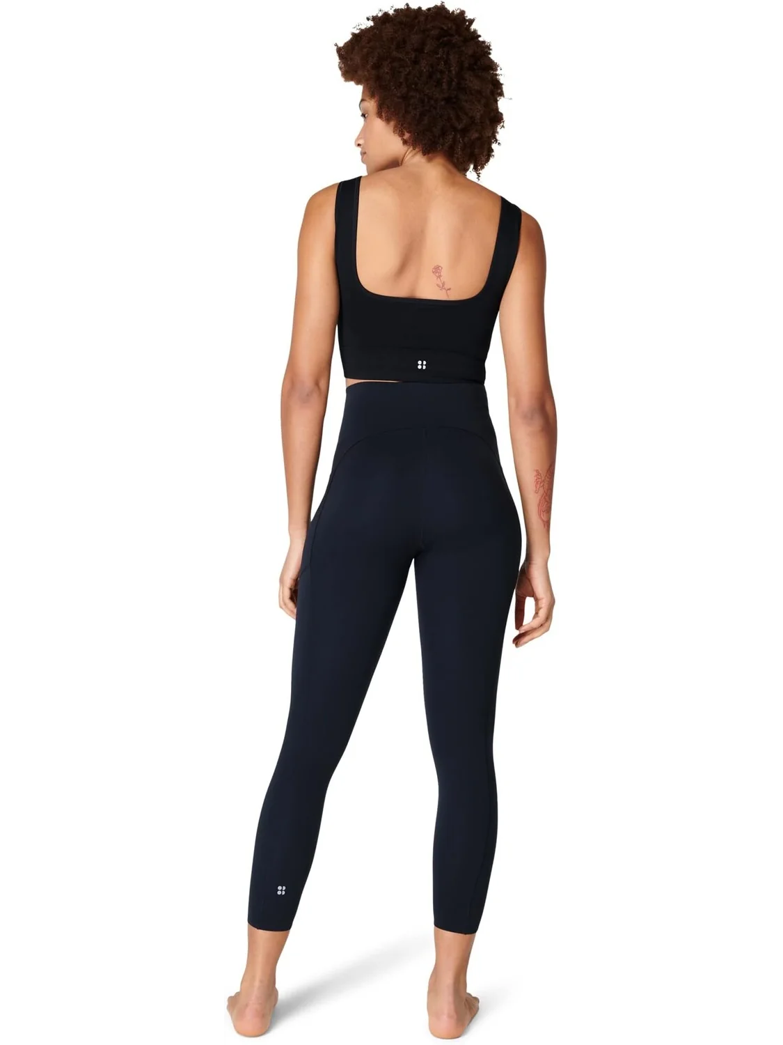 Леггинсы Sweaty Betty Power High Waist 7/8 Workout — изображение 2 из 2, черный