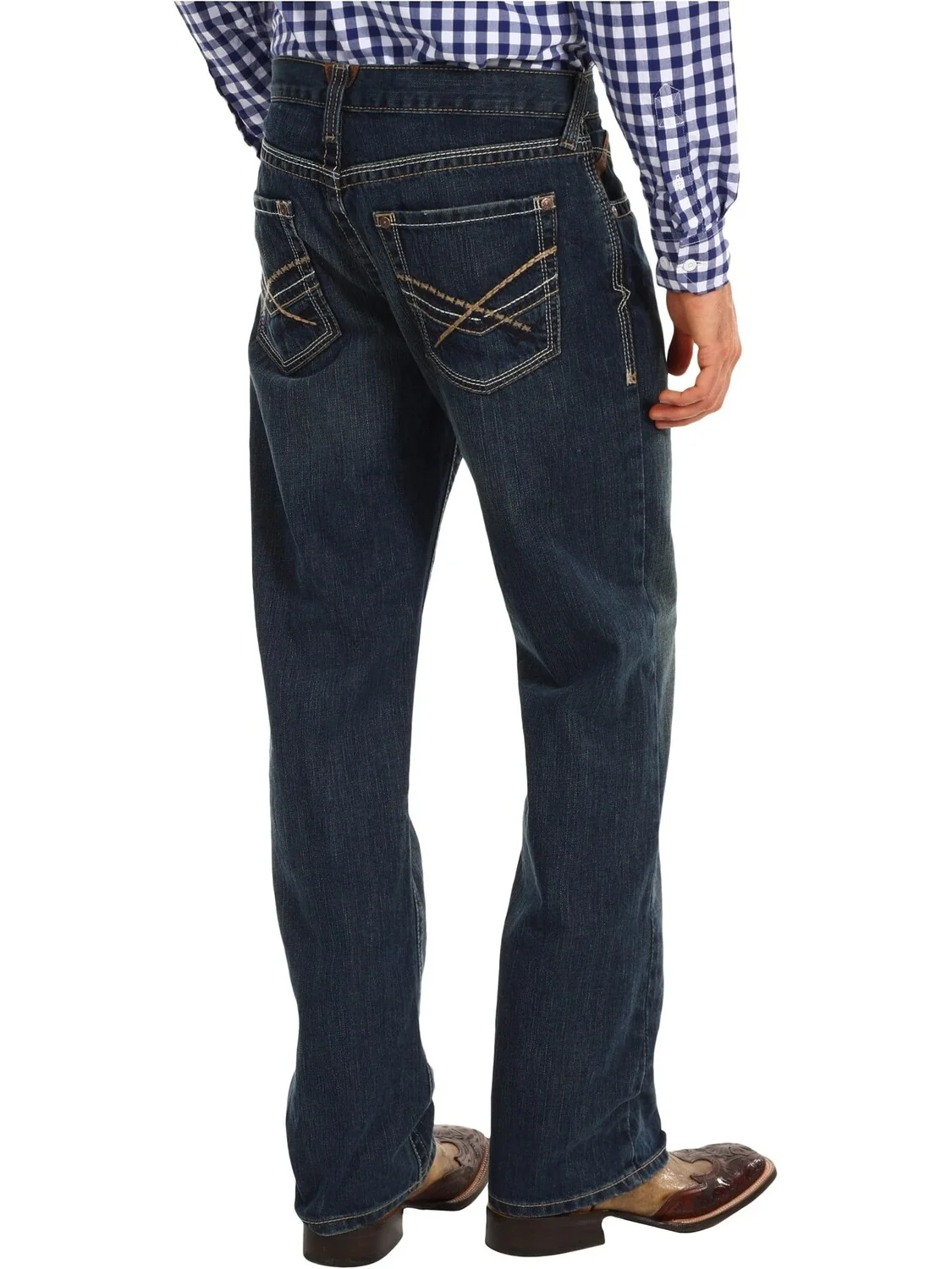 Джинсы Ariat M5 Arrowhead Low Rise Straight Leg — изображение 3 из 5, цвет мертвой ручья