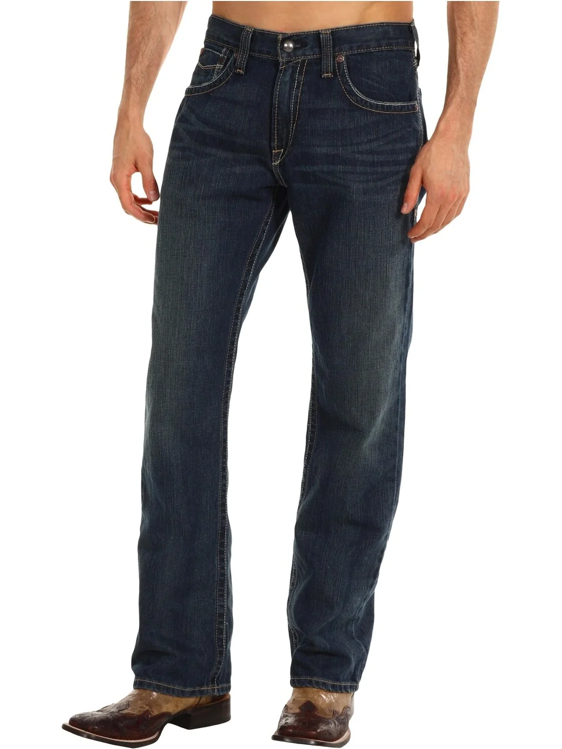 Джинсы Ariat M5 Arrowhead Low Rise Straight Leg — изображение 4 из 5, цвет мертвой ручья