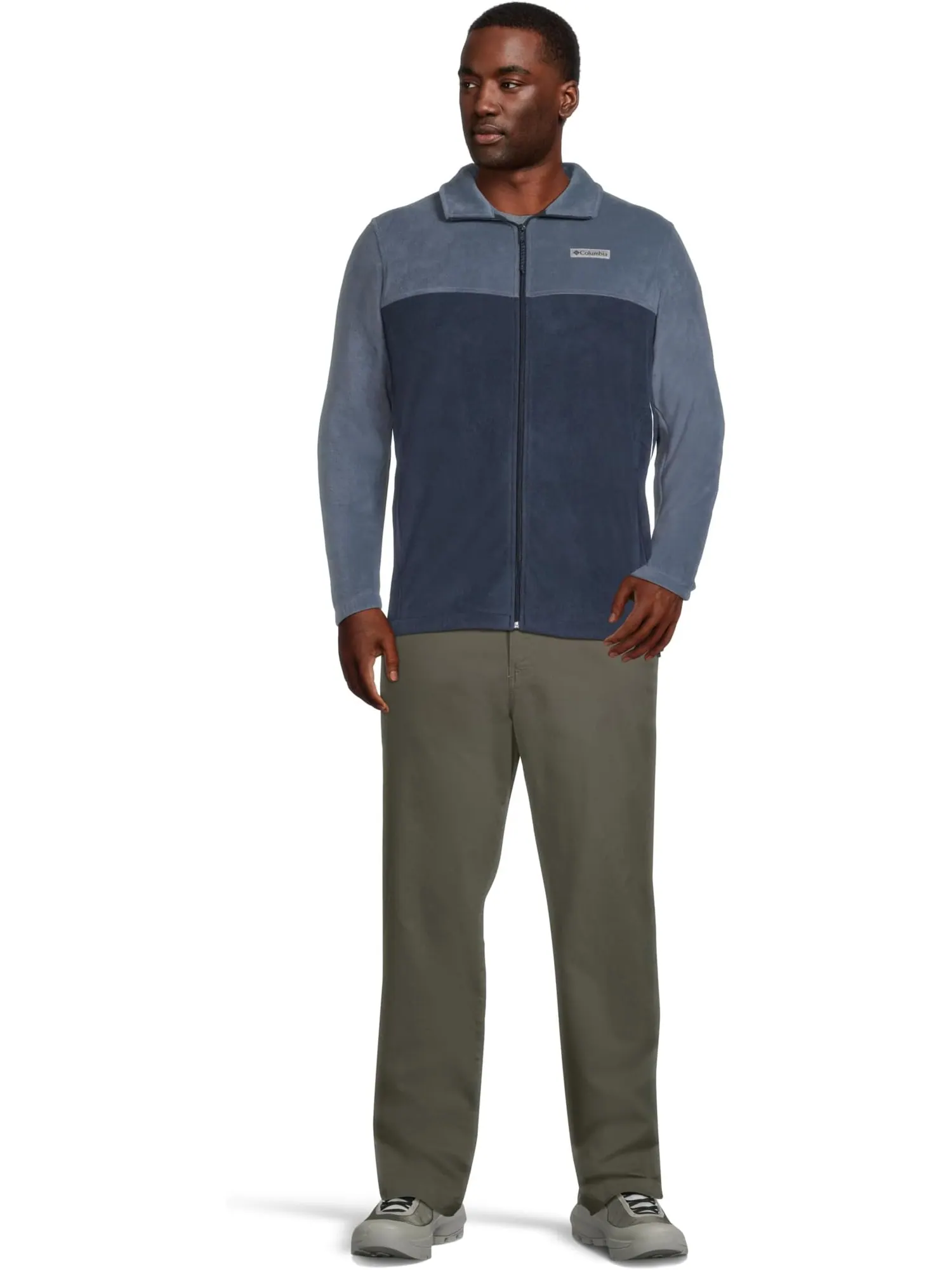 Мужская куртка Steens Mountain Full Zip 2.0 для больших и высоких людей Columbia — изображение 5 из 5, темный/темно-синий