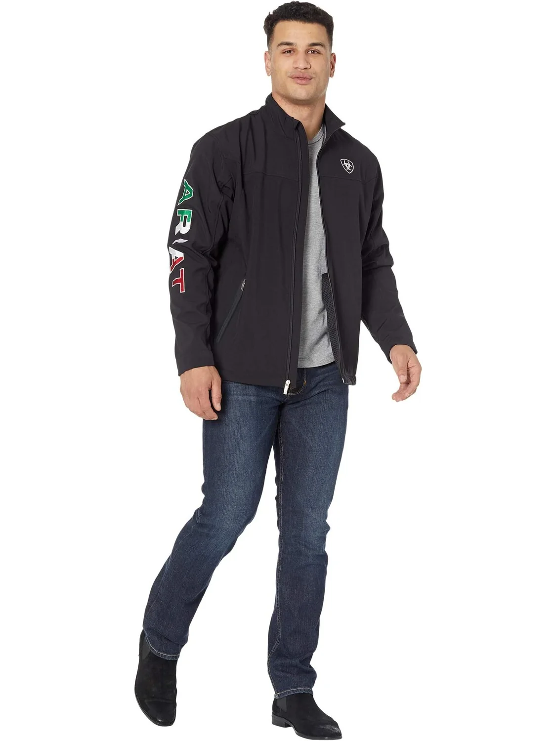 Куртка Ariat New Team Softshell Mexico — изображение 4 из 4, черный