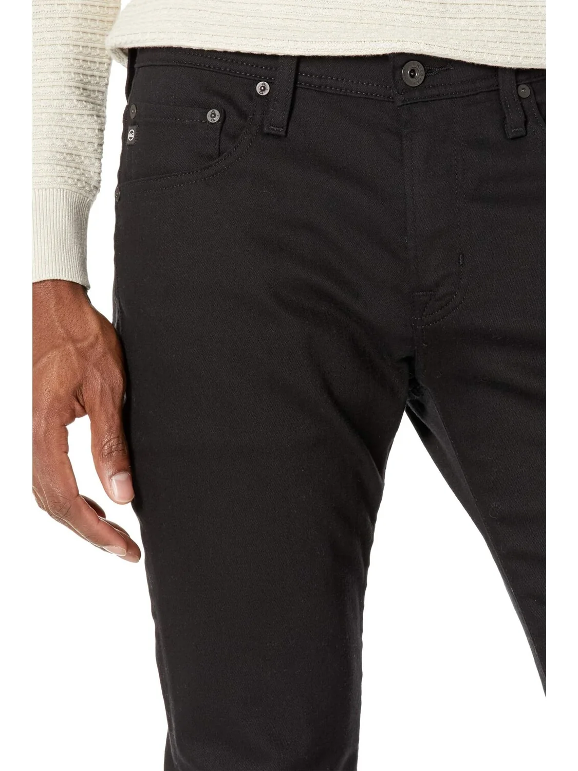 Джинсы AG Jeans Dylan Skinny Leg in Fathom — изображение 3 из 4, серый