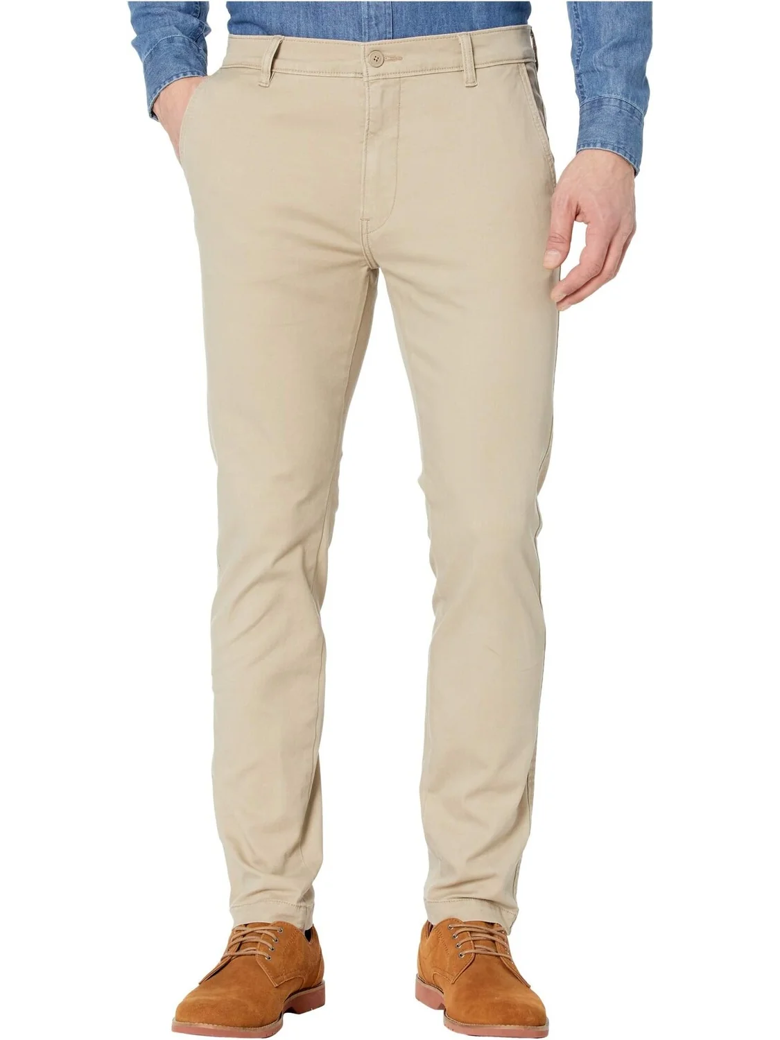XX Стандартные зауженные брюки-чинос Levi's, цвет True Chino Stretch Twill