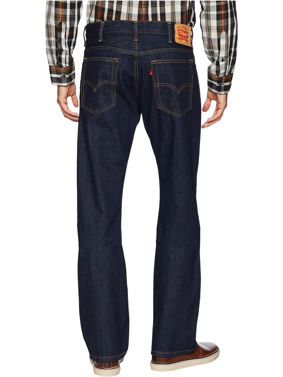 Джинсы Levi's Mens 517 Boot Cut — изображение 3 из 4, синий