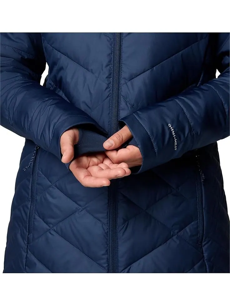 Куртка Columbia Heavenly Long Hooded Jacket — изображение 3 из 6, темно-синий