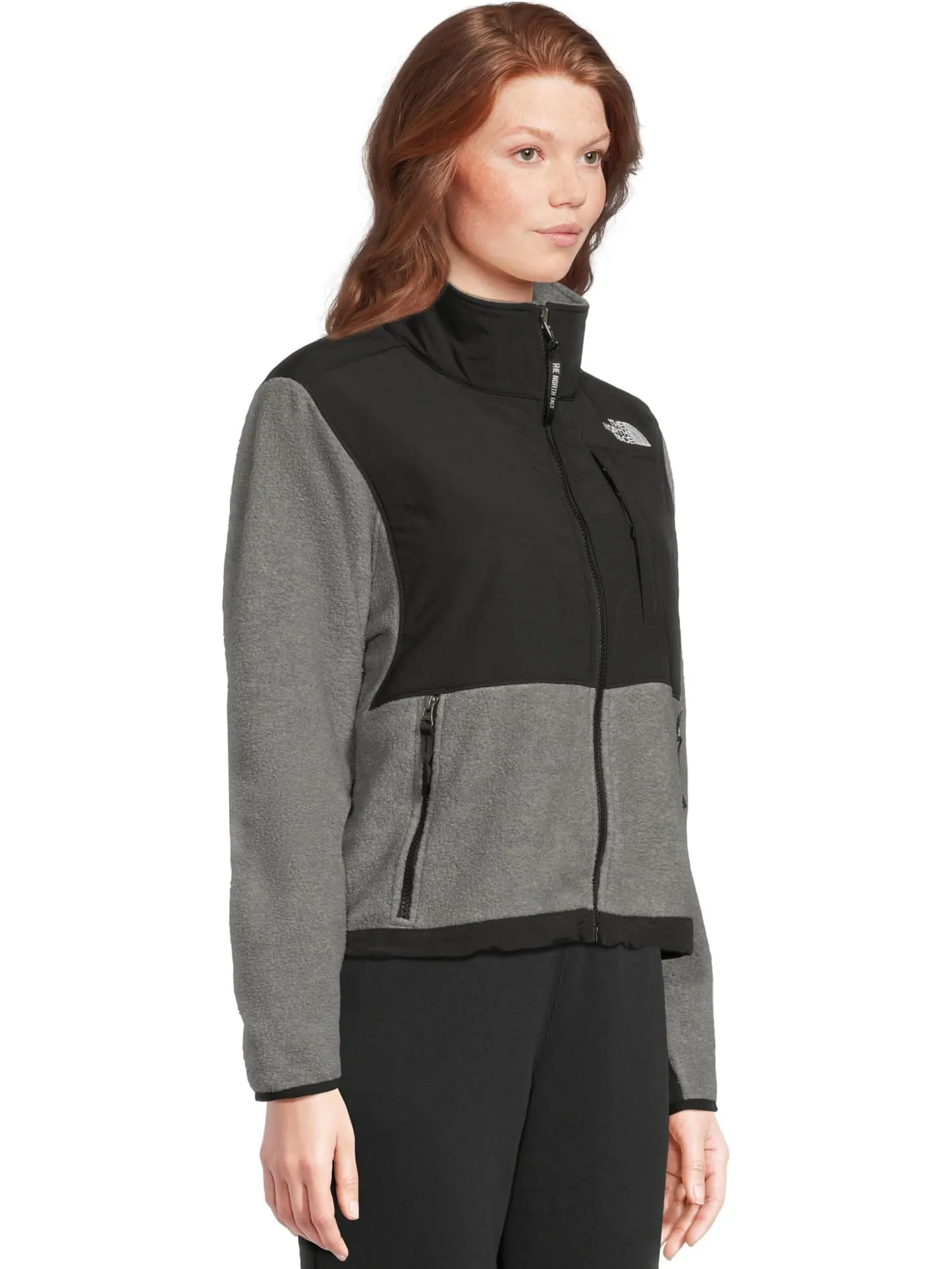 Женская ретро-куртка Denali The North Face — изображение 2 из 5, серый/черный