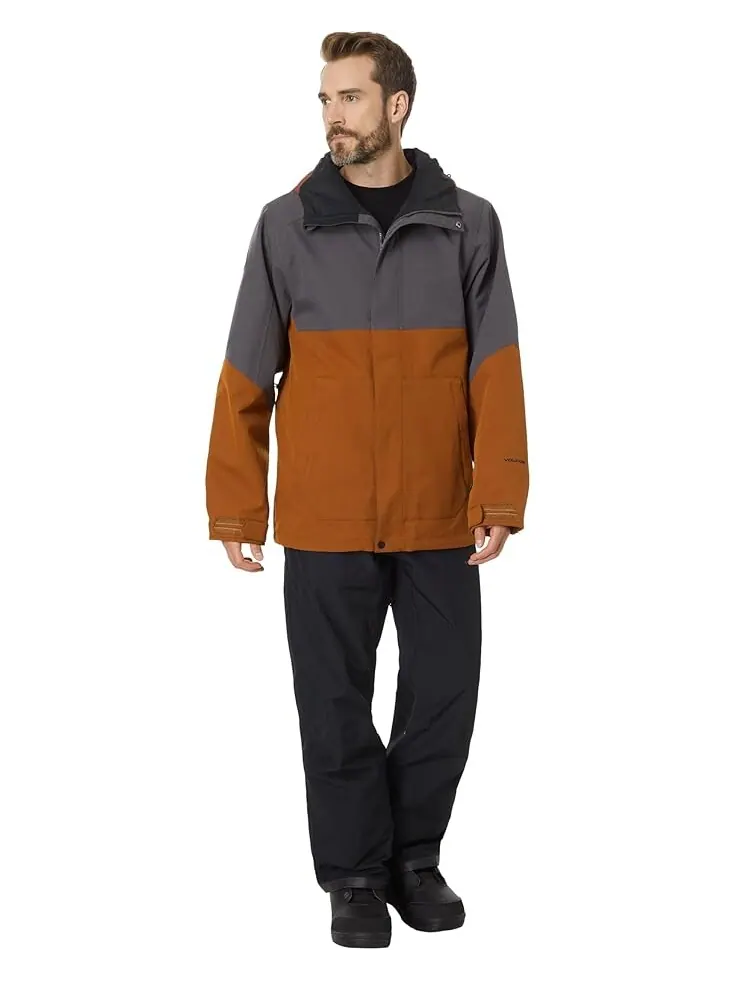 Куртка Volcom Snow Brighton Full Zip Jacket — изображение 5 из 5, карамель