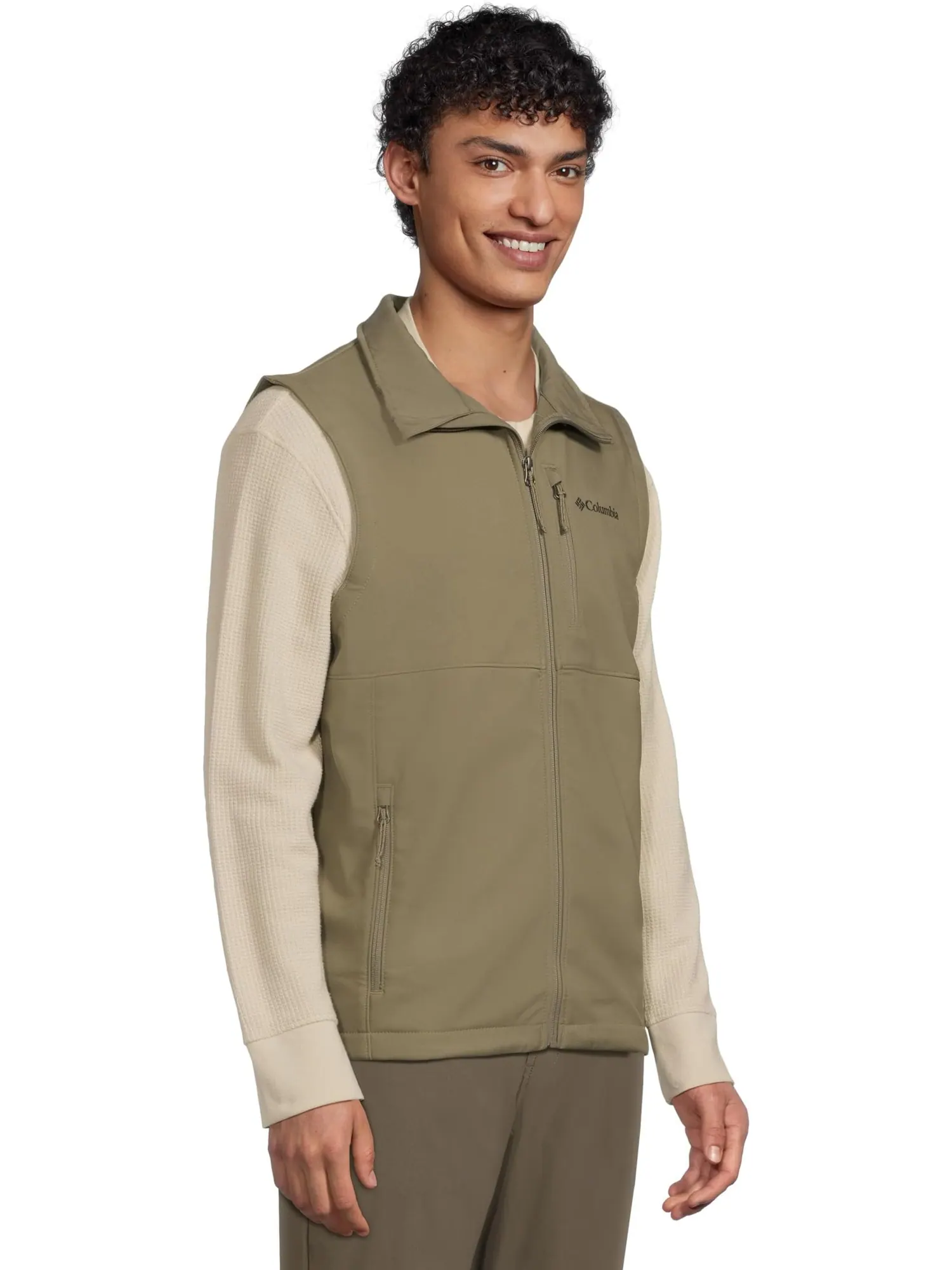 Жилет Columbia Ascender II Softshell Vest — изображение 2 из 5, зеленый