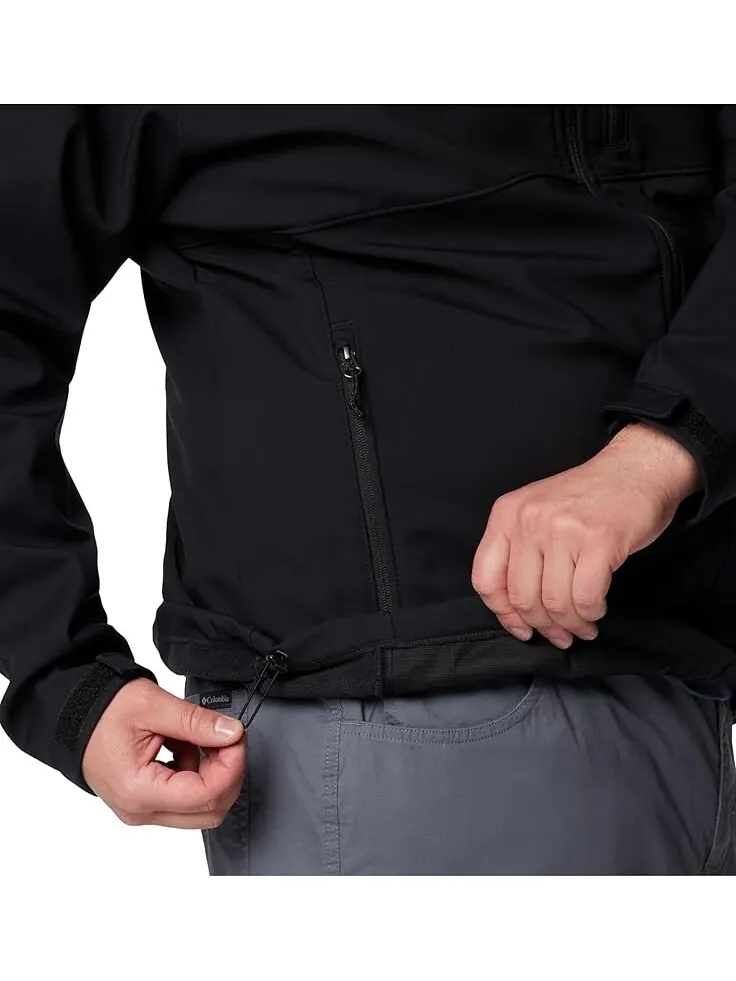 Куртка Columbia Big & Tall Ascender II Hooded Softshell Jacket — изображение 4 из 6, черный