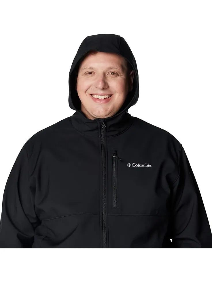 Куртка Columbia Big & Tall Ascender II Hooded Softshell Jacket — изображение 5 из 6, черный