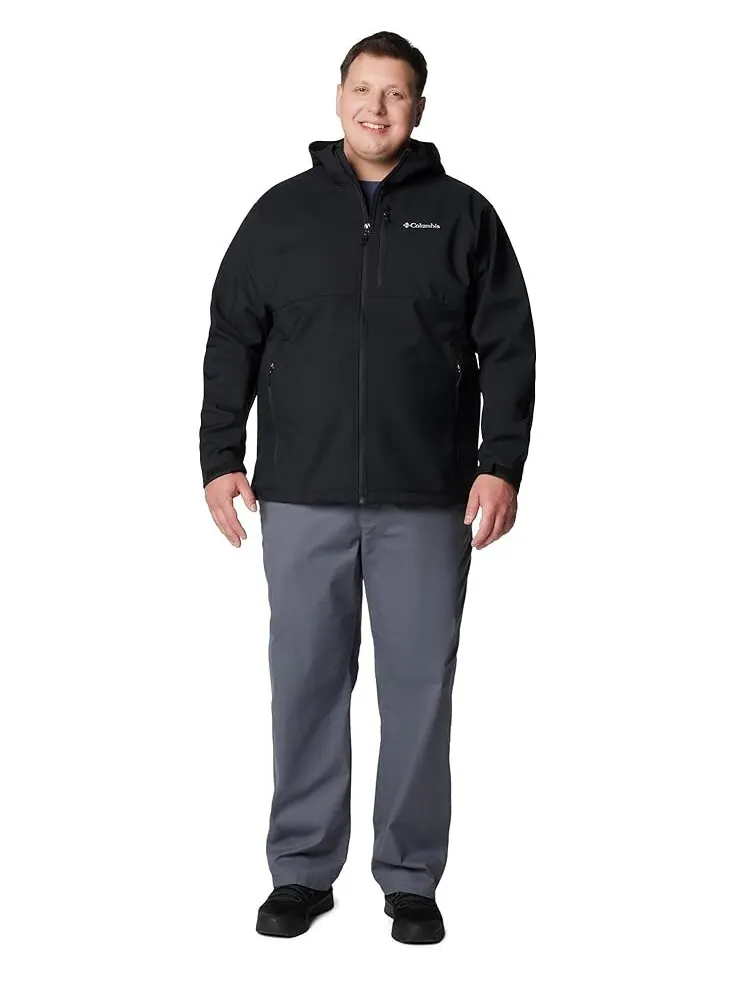 Куртка Columbia Big & Tall Ascender II Hooded Softshell Jacket — изображение 6 из 6, черный