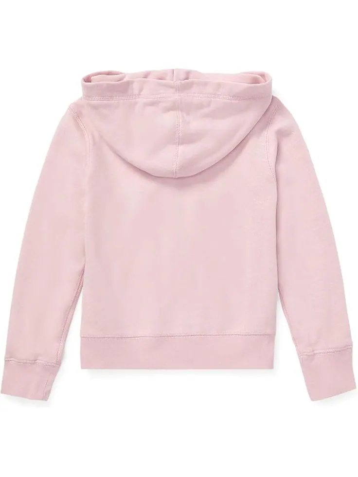 Худи Polo Ralph Lauren Kids French Terry Hoodie — изображение 2 из 4, розовый