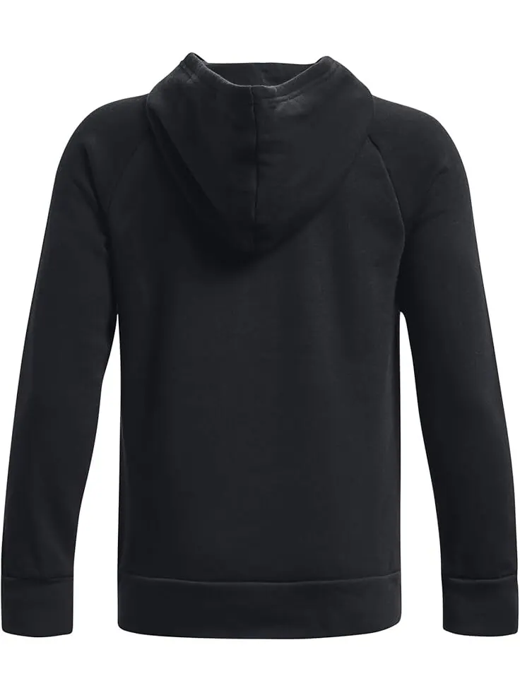 Худи Under Armour Kids Rival Fleece Big Logo Hoodie — изображение 2 из 2, черный/белый