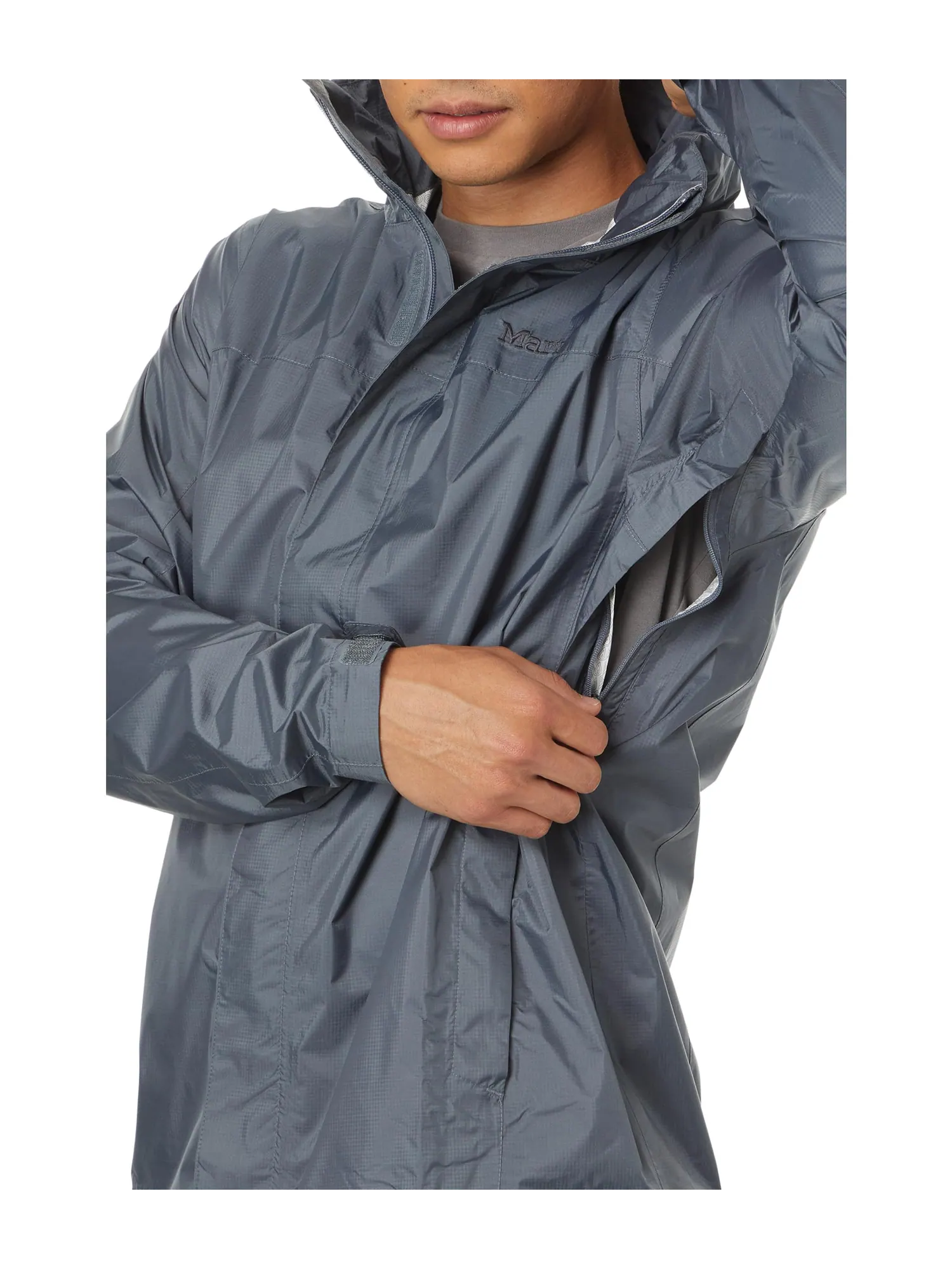 Куртка Marmot PreCip Eco Jacket — изображение 4 из 5, стальной