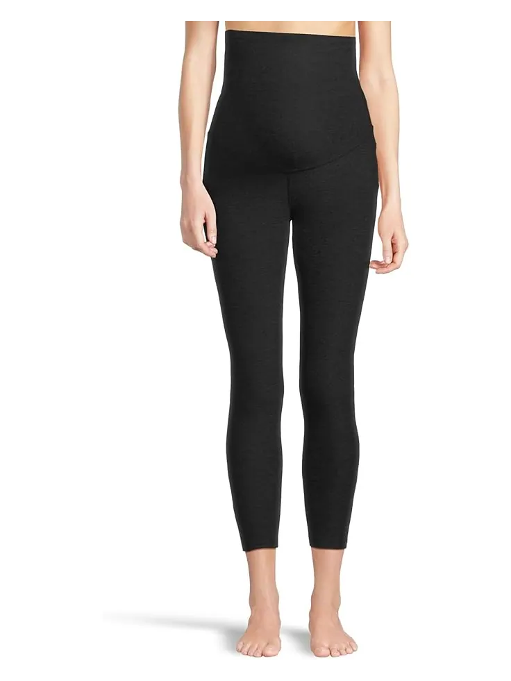 Брюки Beyond Yoga Spacedye Love The Bump Maternity Midi Leggings — изображение 1 из 5, самая темная ночь