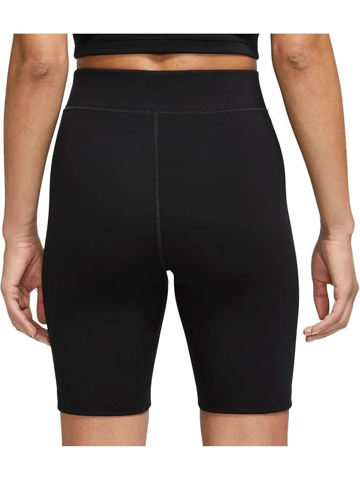 Шорты Nike Sportswear Classic High-rise 8" Shorts — изображение 2 из 3, черный
