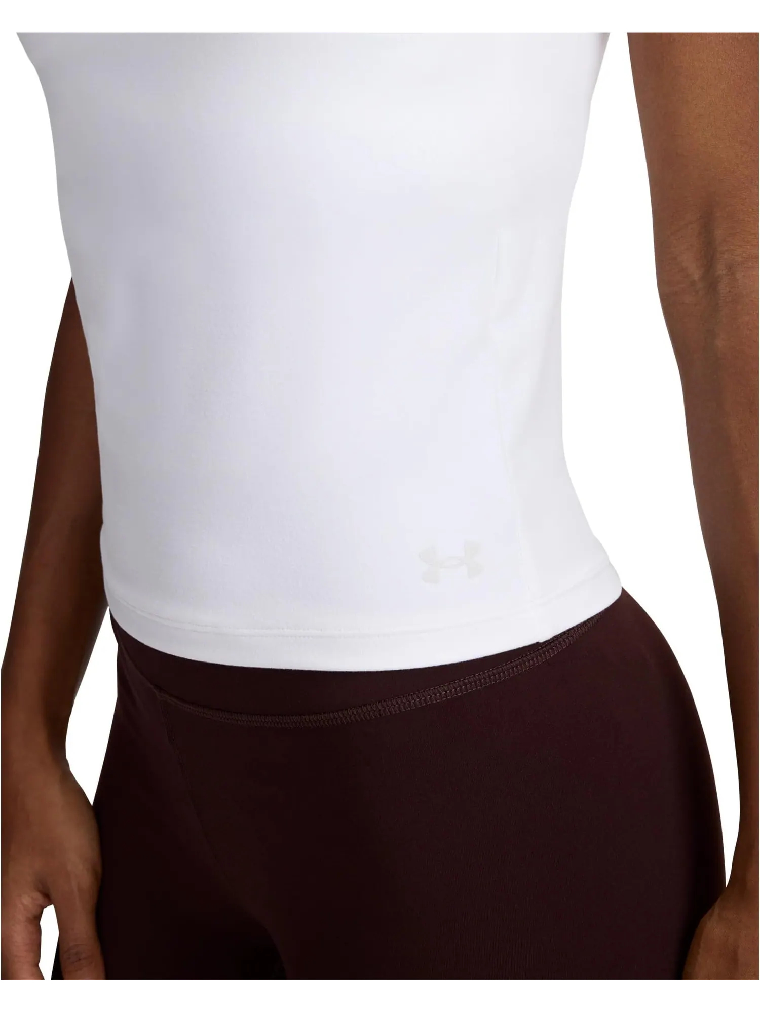 Женская майка Motion High Neck Under Armour — изображение 3 из 3, белый/серый