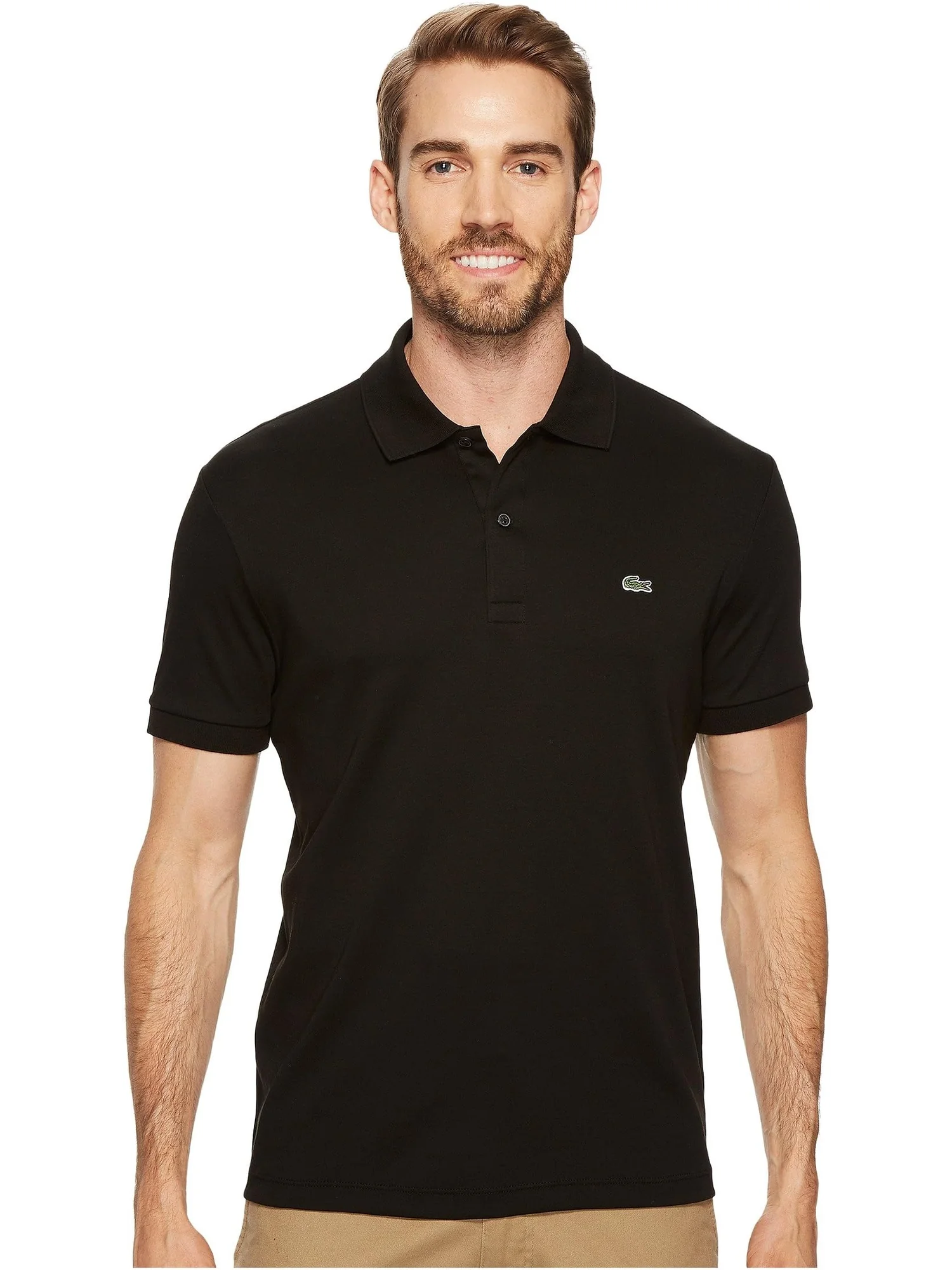 Поло Lacoste из хлопка Pima