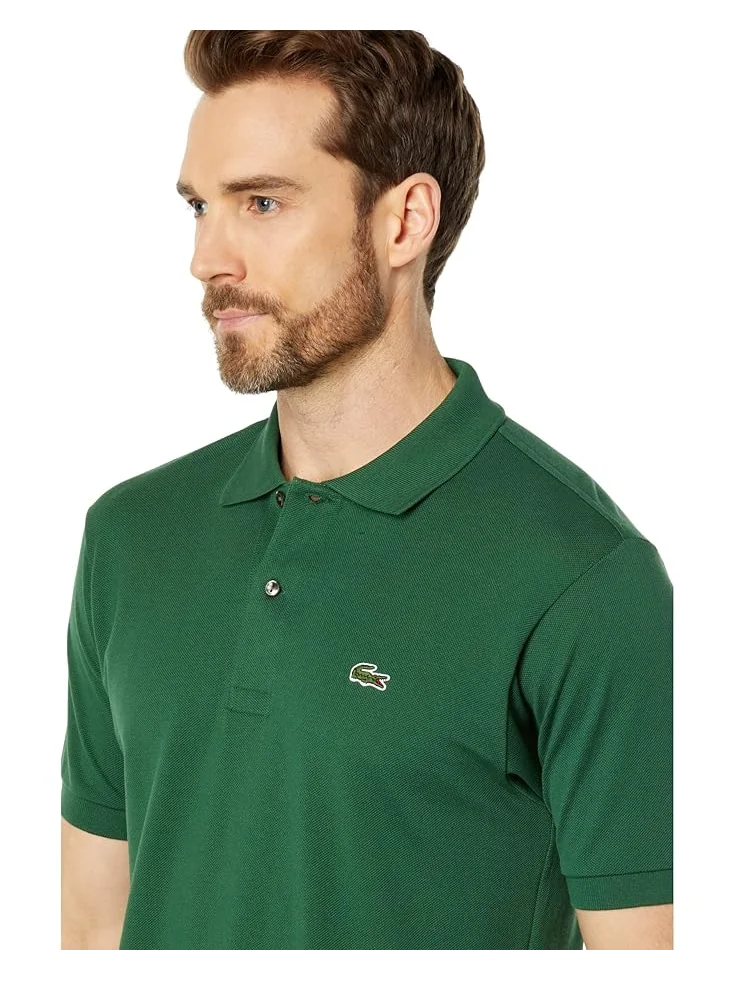 Рубашка-поло Lacoste, мужская — изображение 3 из 4, зеленый
