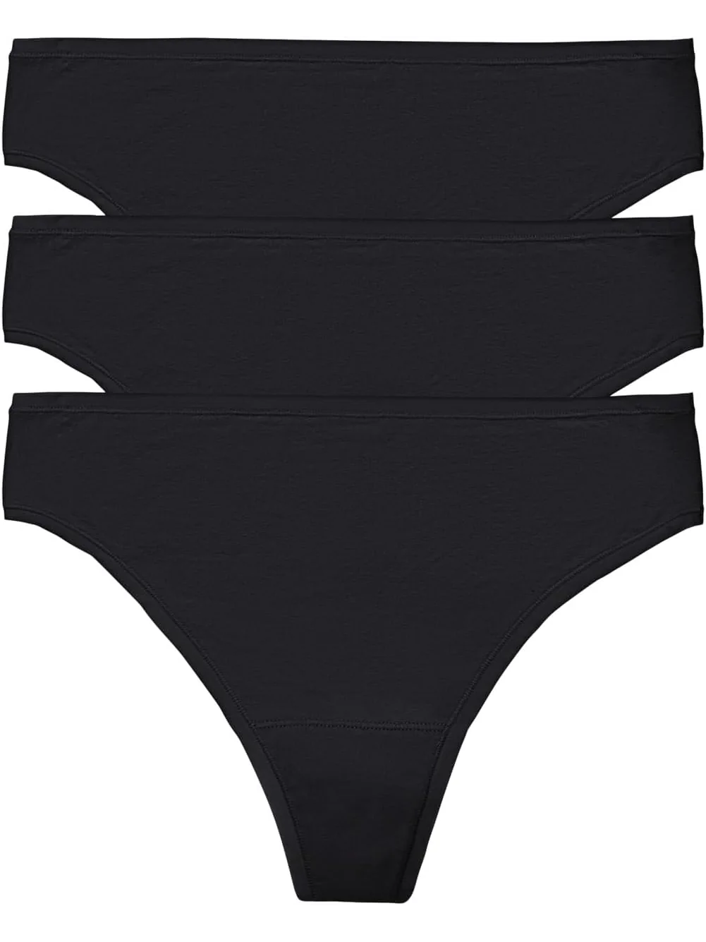 Стринги Natori Bliss Bare Cotton Thong 3-Pack