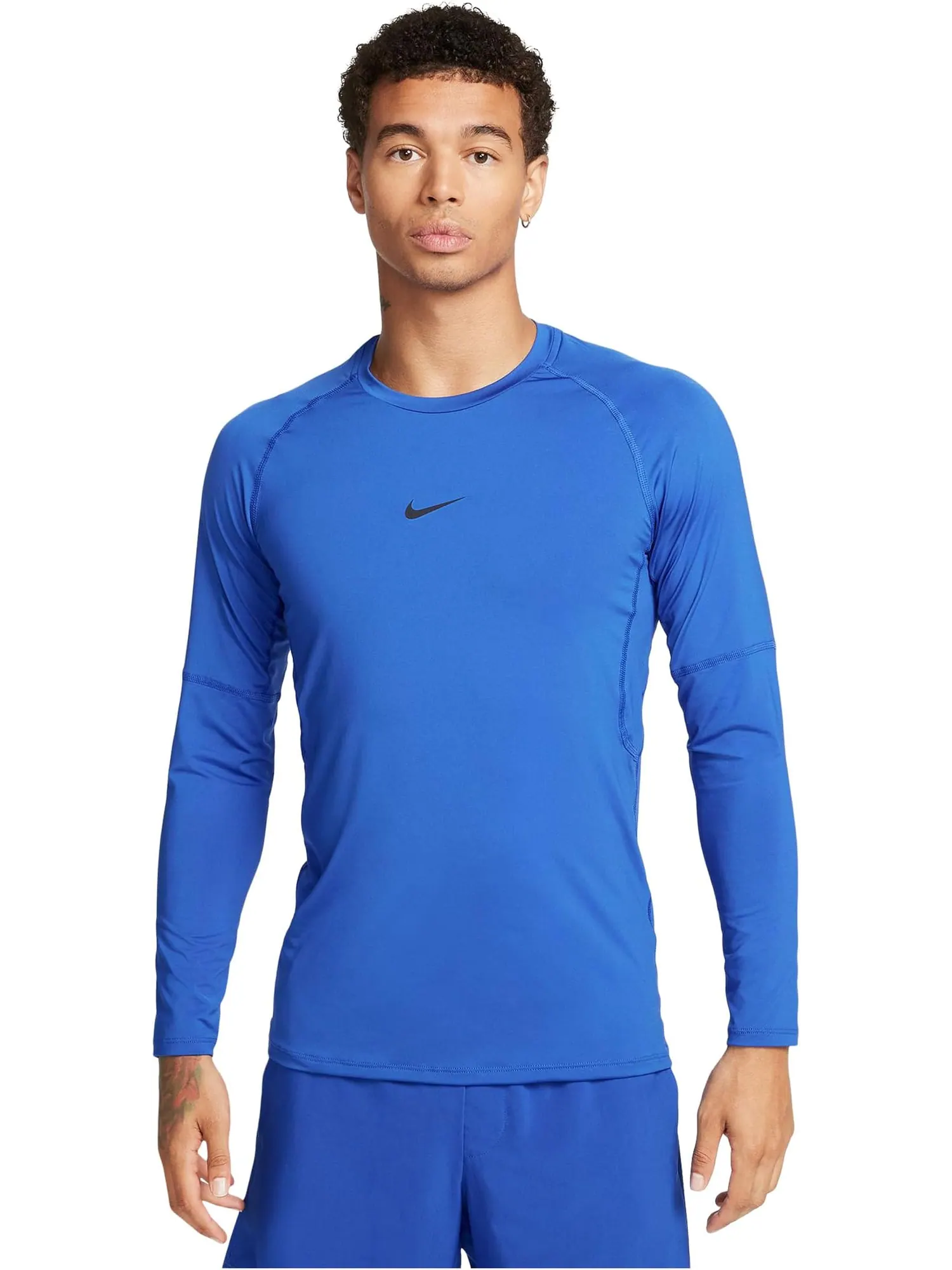 Топ Nike Pro Dri-fit Slim Long-sleeve Fitness Top — изображение 1 из 5, черный