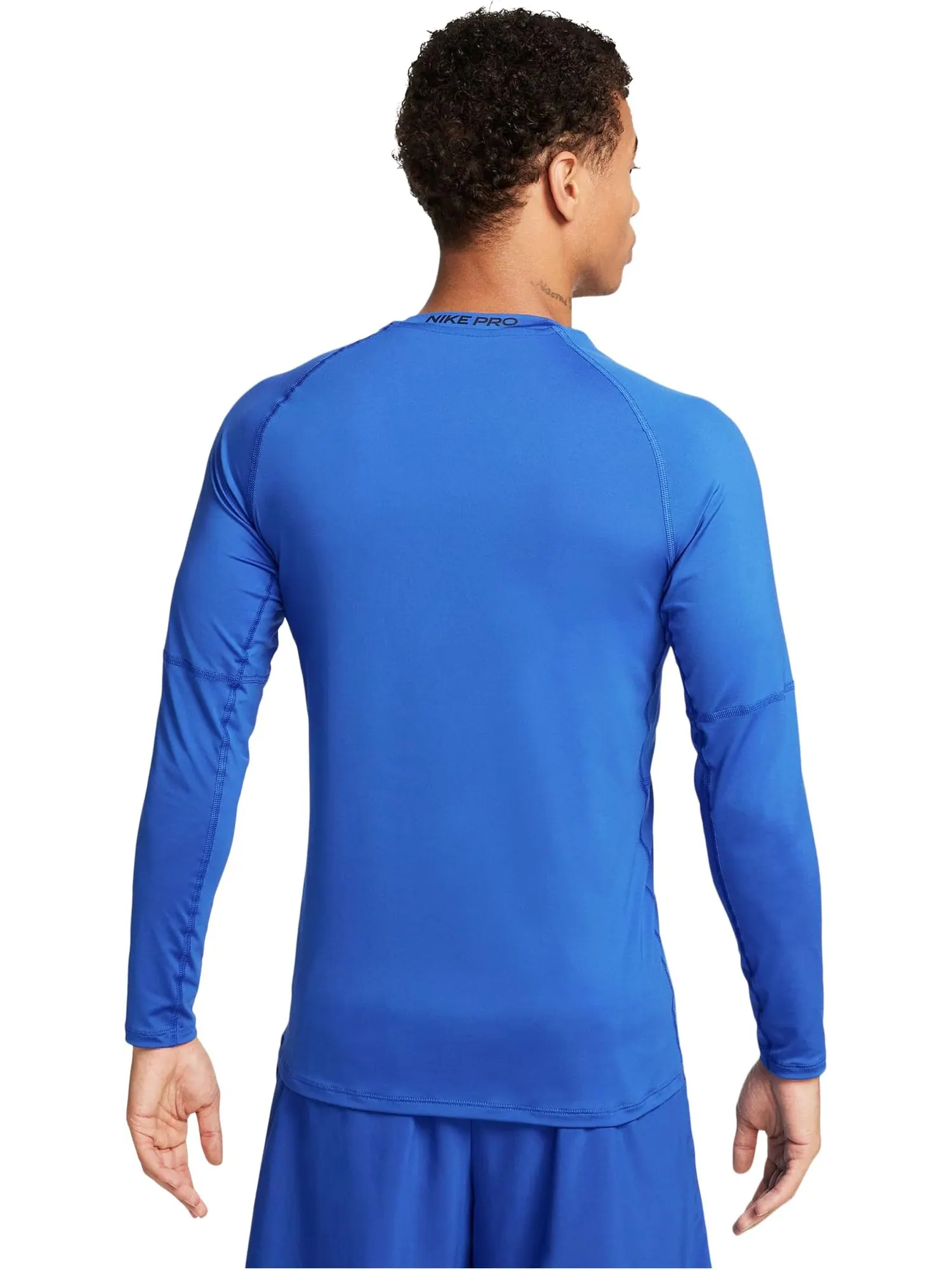 Топ Nike Pro Dri-fit Slim Long-sleeve Fitness Top — изображение 2 из 5, черный