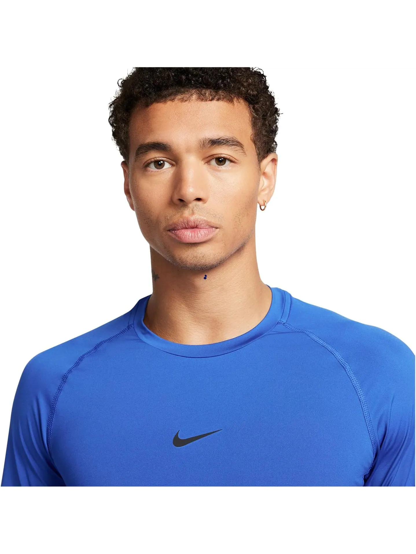 Топ Nike Pro Dri-fit Slim Long-sleeve Fitness Top — изображение 3 из 5, черный
